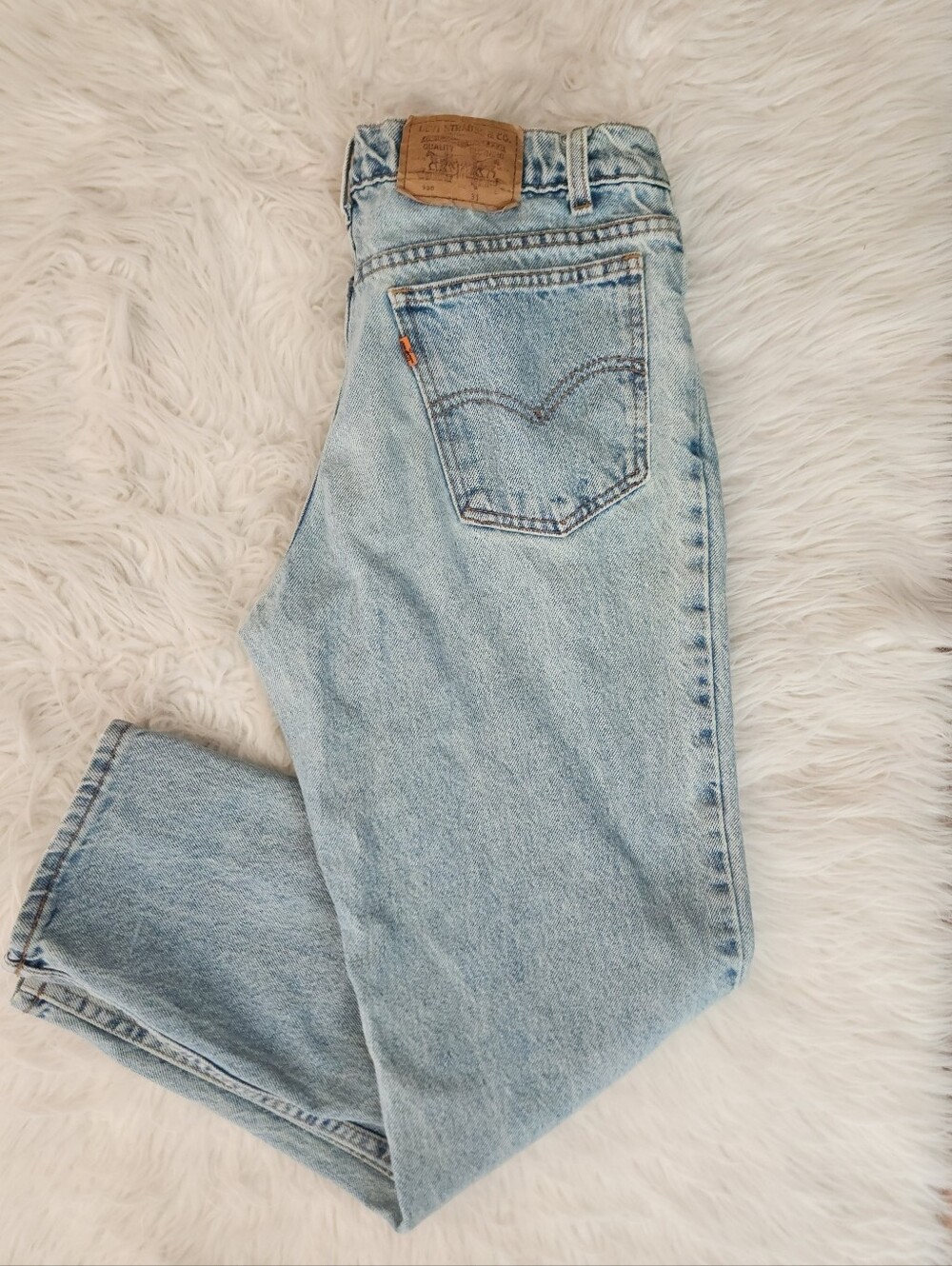 VTG Levi's Orange Tab Light Wash 31 Husky